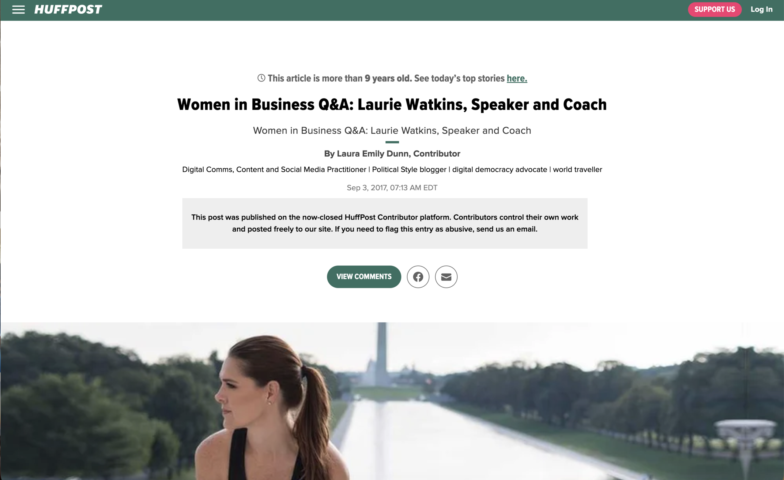 Women in Business Q&A: Huffington Post